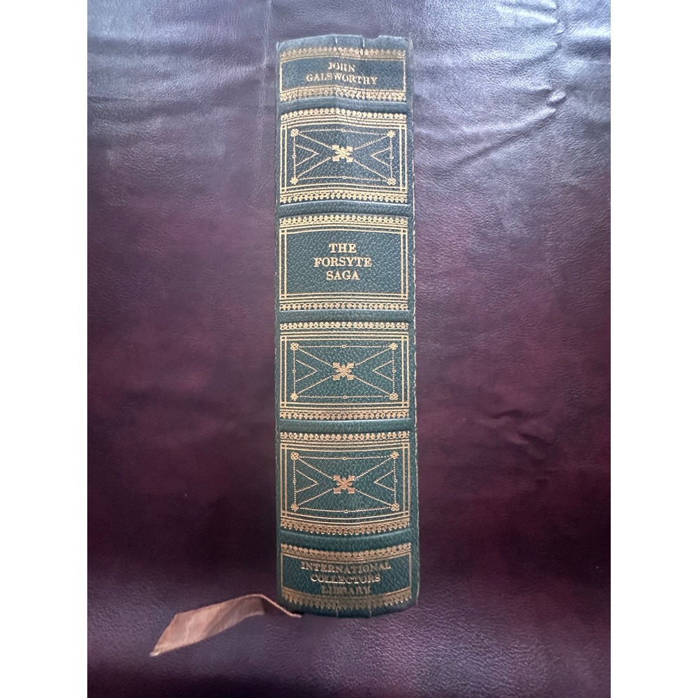 The Forsyte Saga John Galsworthy International Collectors Library Green Gilt